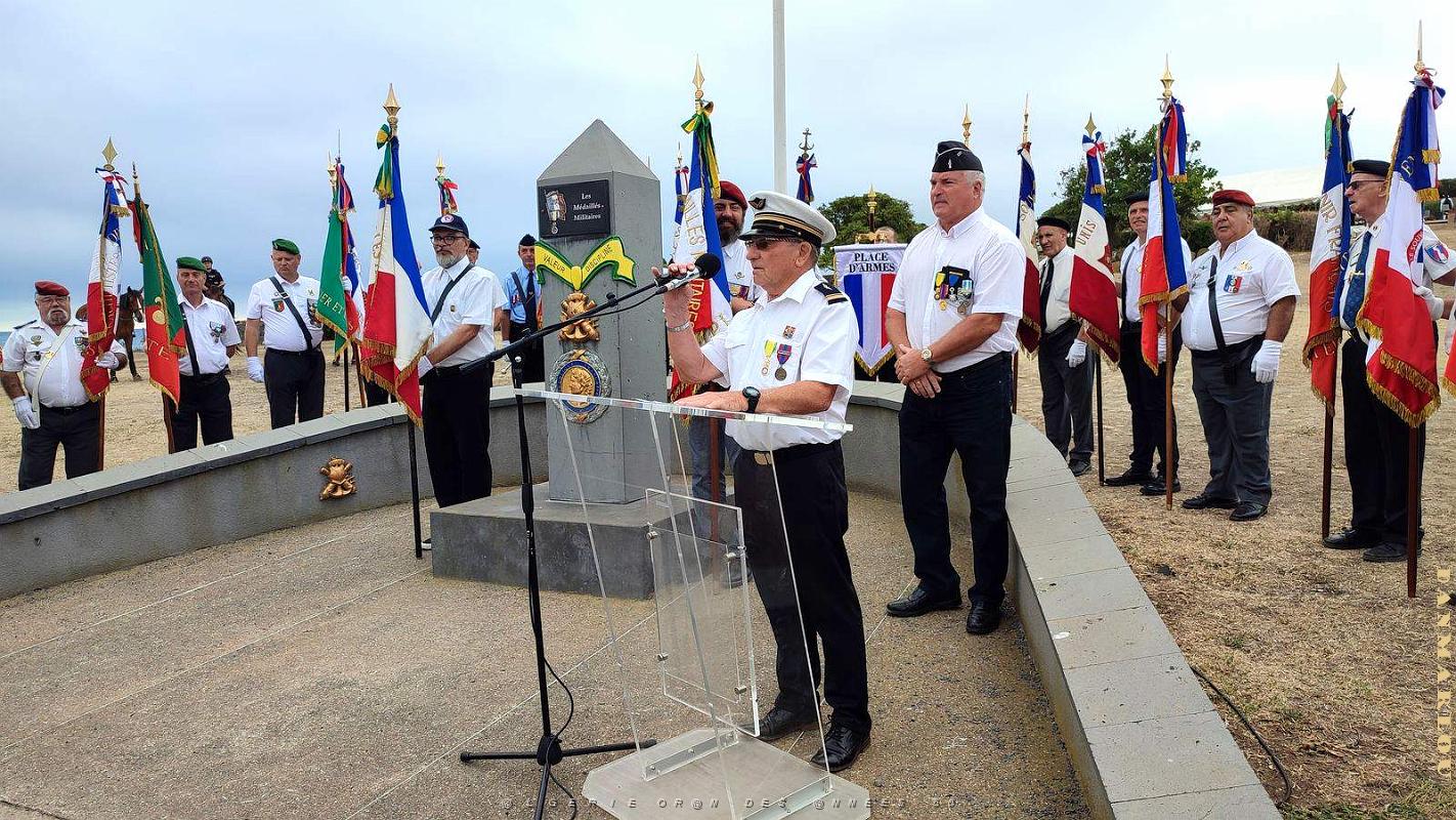 1 Cap Agde - 15 Aout 2023 -  Stele Medailles Militaires - Anniversaire 60 ans (24).jpg